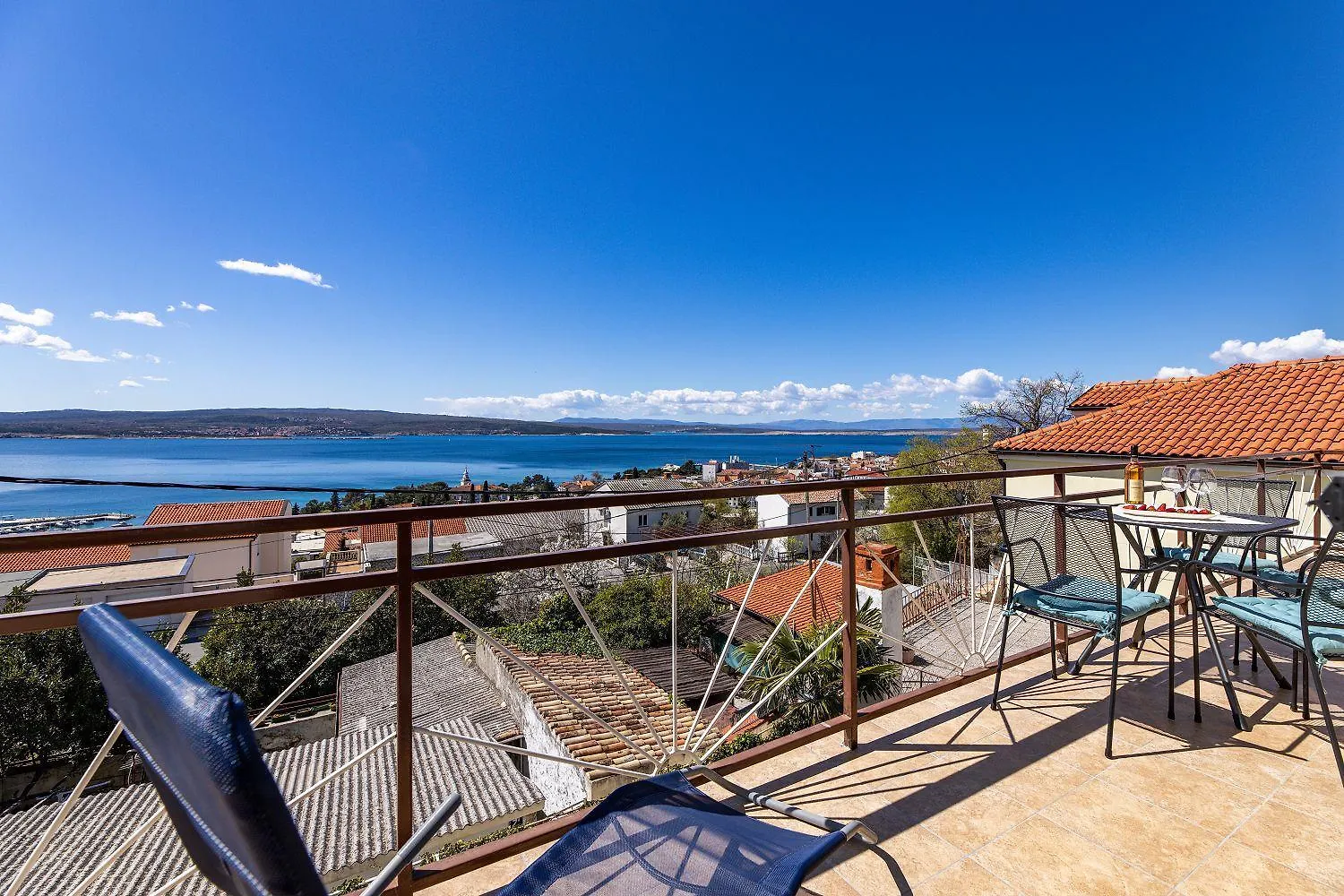 Modernes Apartment Mit Traumhaften Meerblick, Nur 400 Meter Zum Strand Crikvenica Croatia