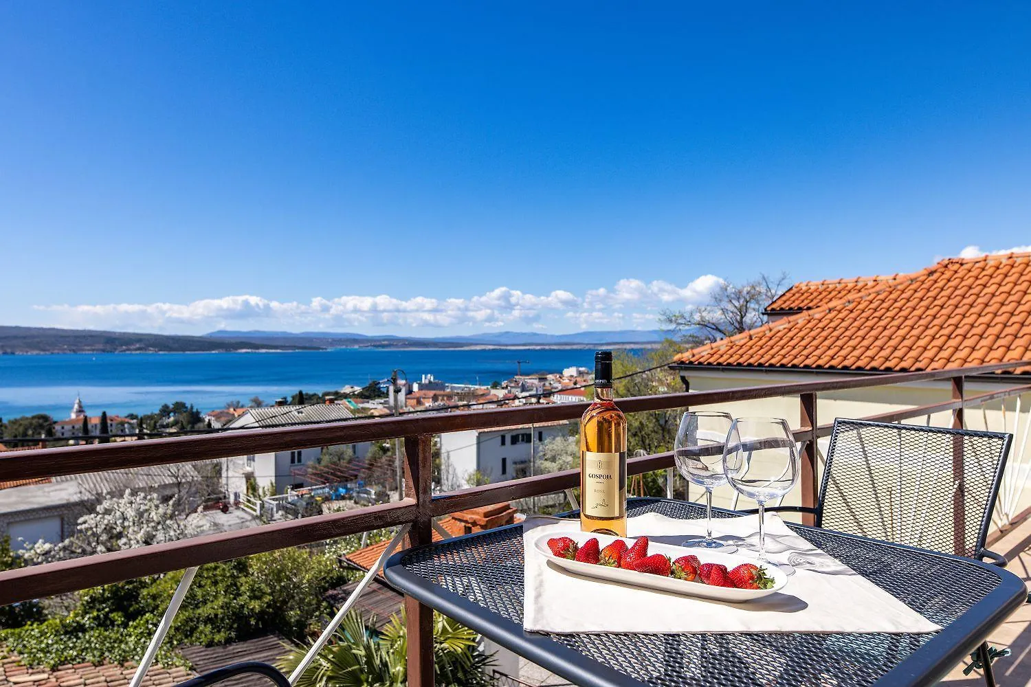 Modernes Apartment Mit Traumhaften Meerblick, Nur 400 Meter Zum Strand Crikvenica Croatia